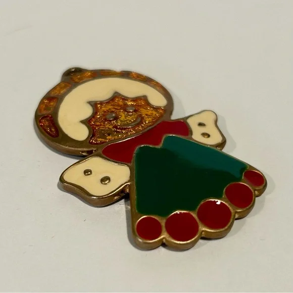 🦋 Wallace Silversmiths — Angel Christmas Cookie boxed ornament (retired) - Picture 2 of 5